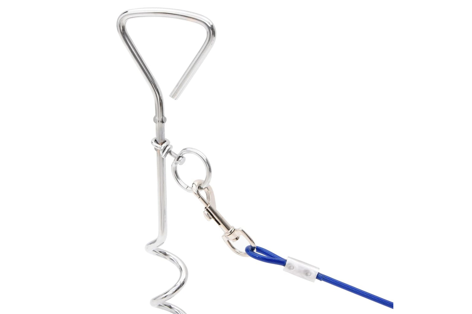 Vidaxl 4003379 Dog Tie Out Cable With Ground Stake 3 M-2
