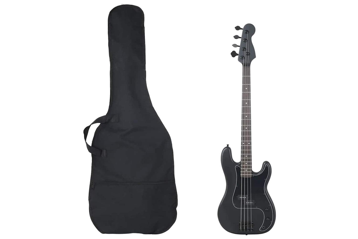 vidaXL 70185 Electric Bass Guitar For Beginner With Bag Black 4/4 46