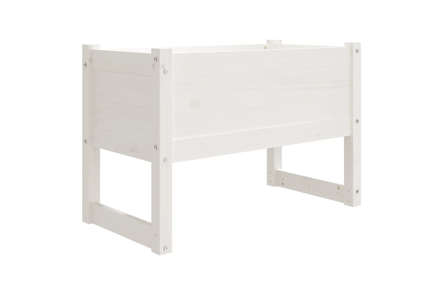 vidaXL 822118 Planter White 78x40x52cm Solid Wood Pine