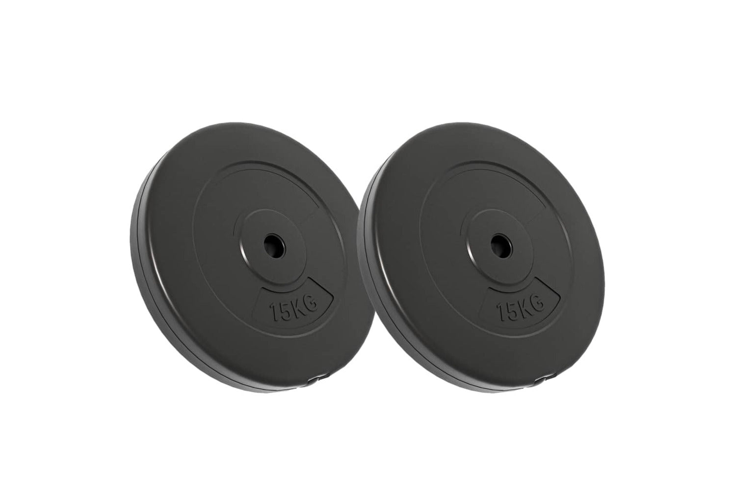 Vidaxl 93598 Weight Plates 2 Pcs 30 Kg Cement-2