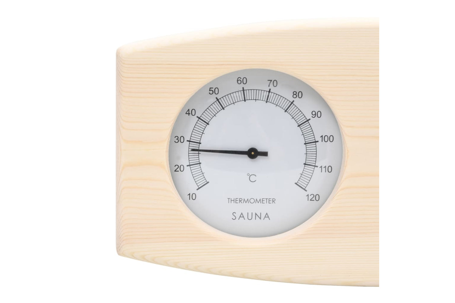 Vidaxl 51686 2 In 1 Sauna Hygrothermograph And Sand Timer Set Solid Wood Pine-6