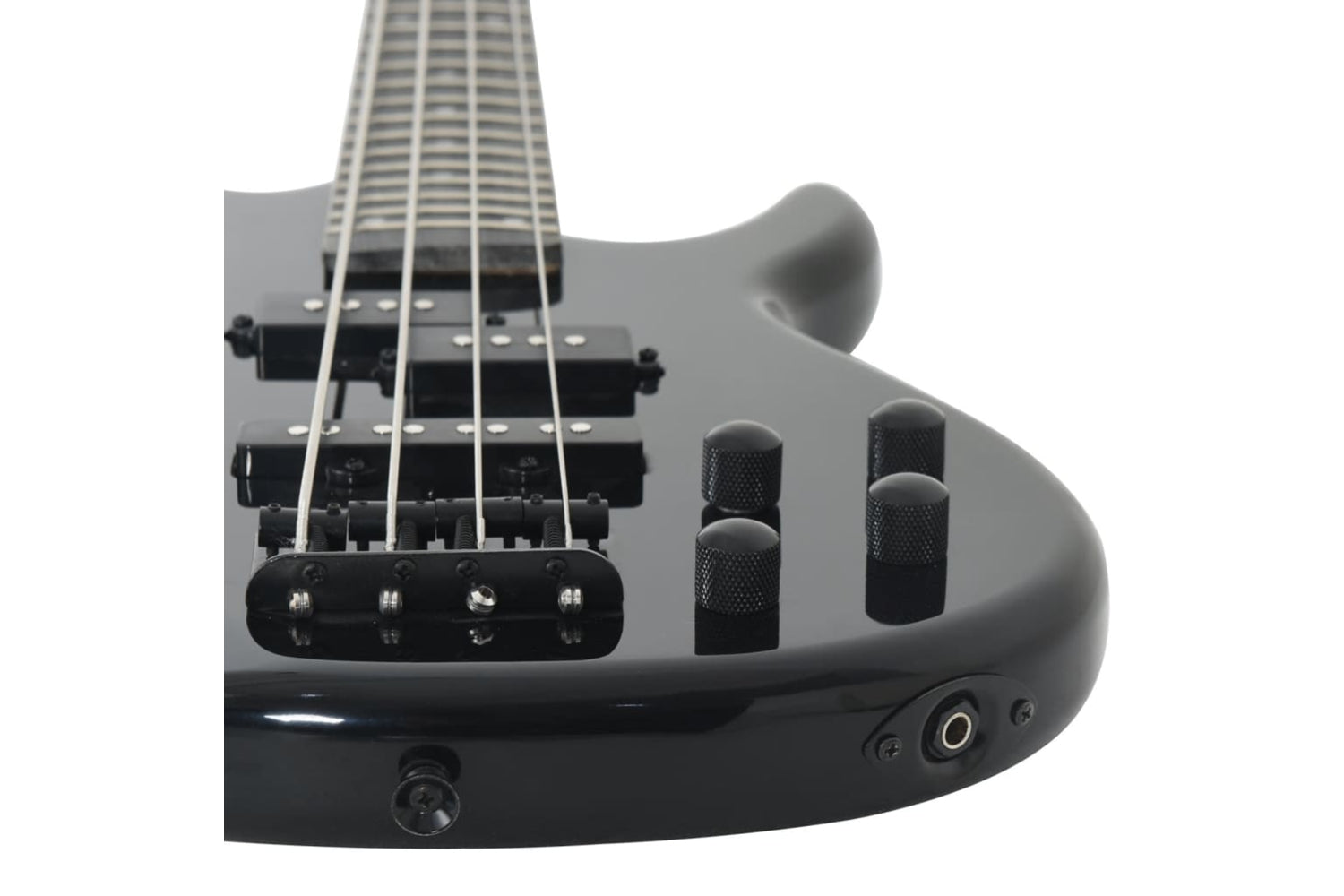 vidaXL 70181 Electric Bass Guitar For Beginner With Bag Black 4/4 46"-7