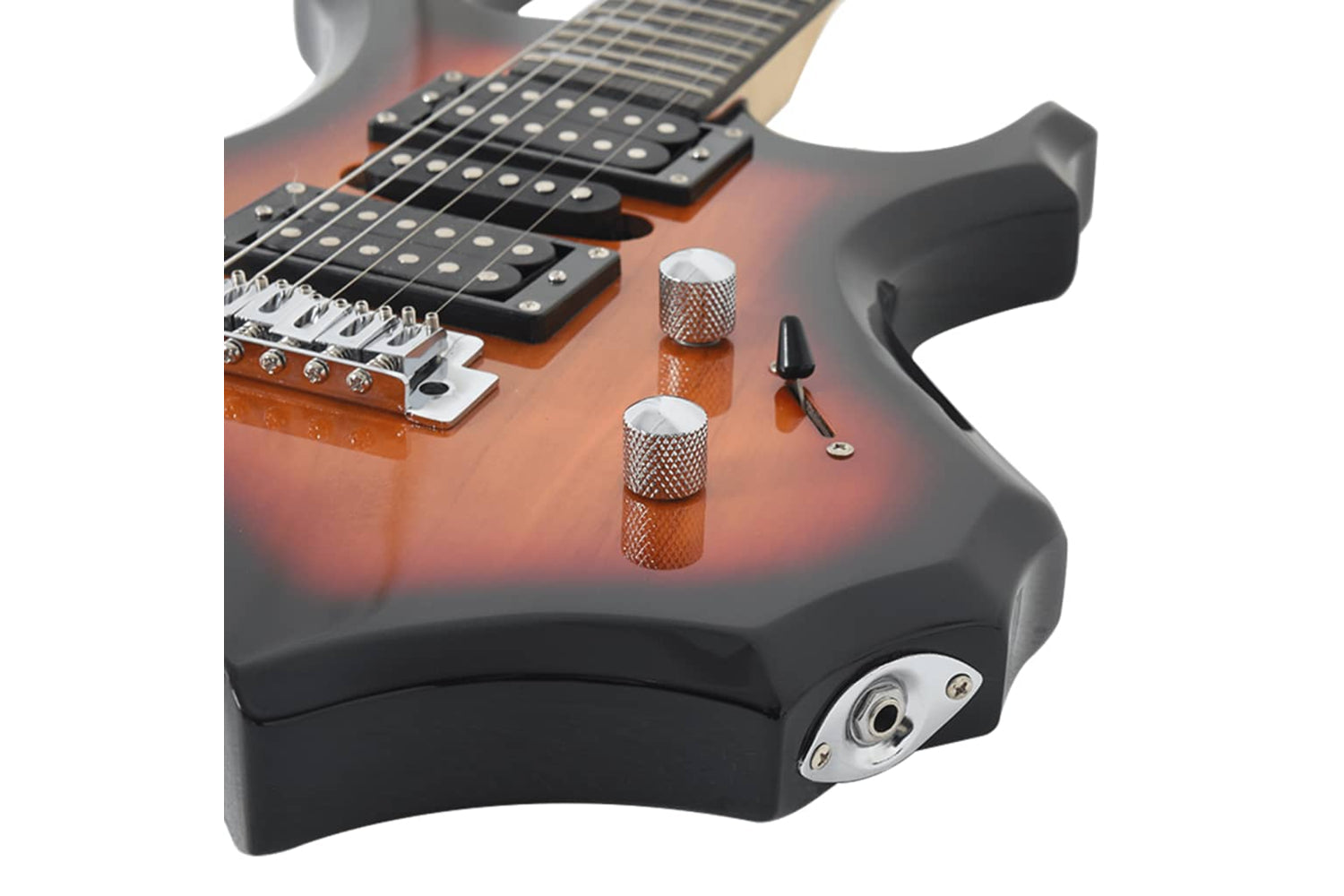 vidaXL 70186 Electric Guitar For Beginner With Bag Brown And Black 4/4 39"-7