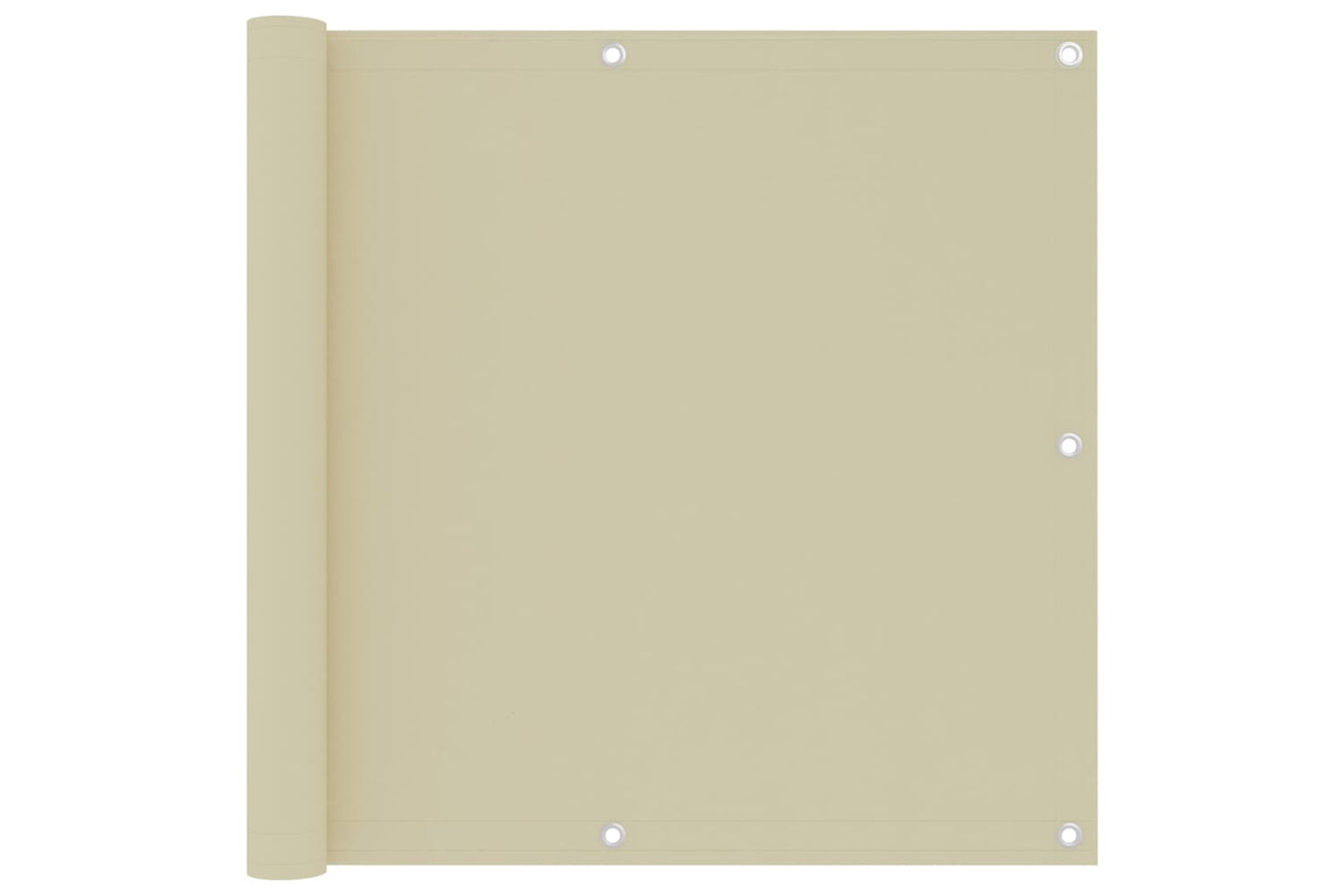 vidaXL 134954 Balcony Screen Cream 90x500cm Oxford Fabric