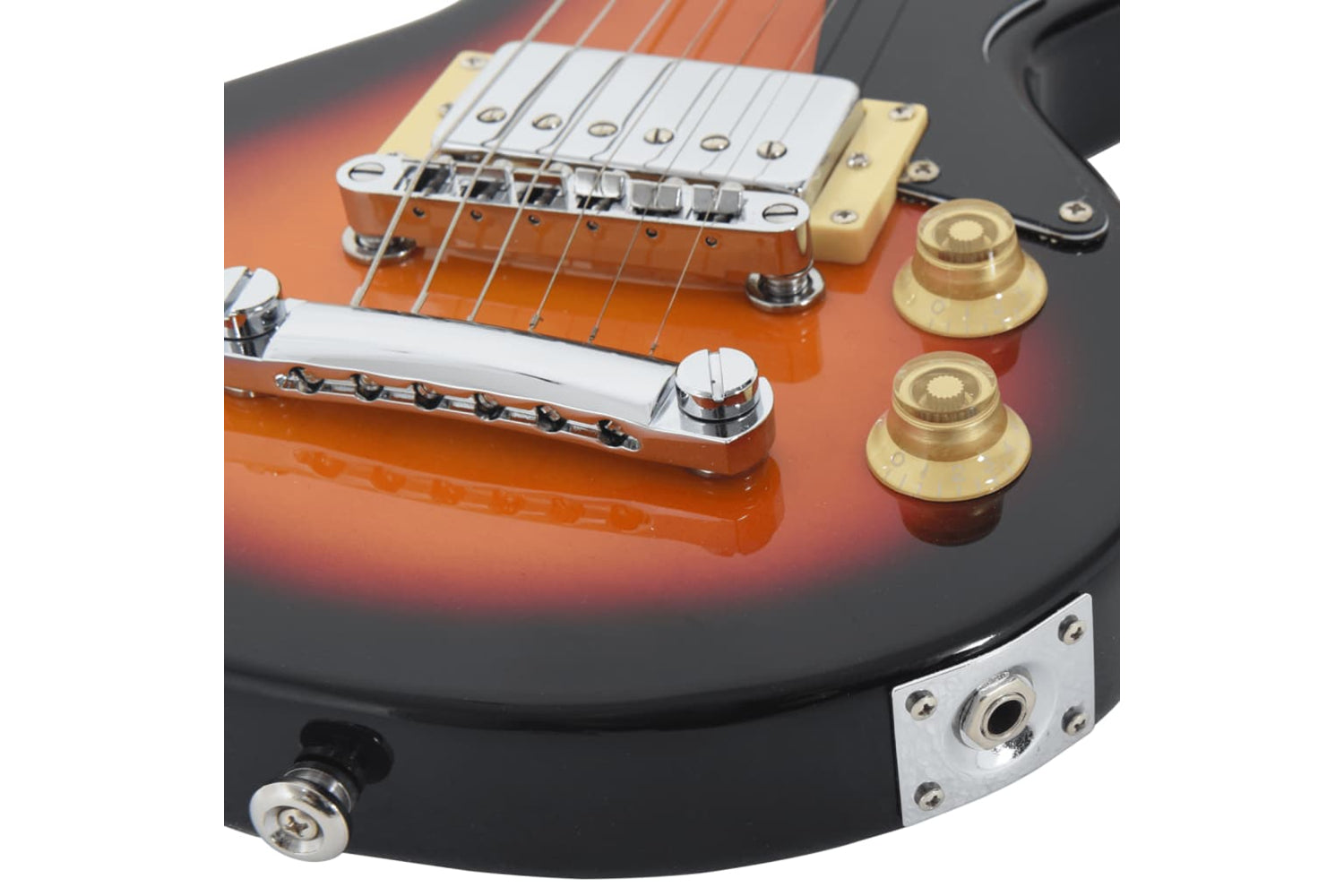 vidaXL 70197 Electric Guitar For Kids With Bag Brown And Black 3/4 30"-7