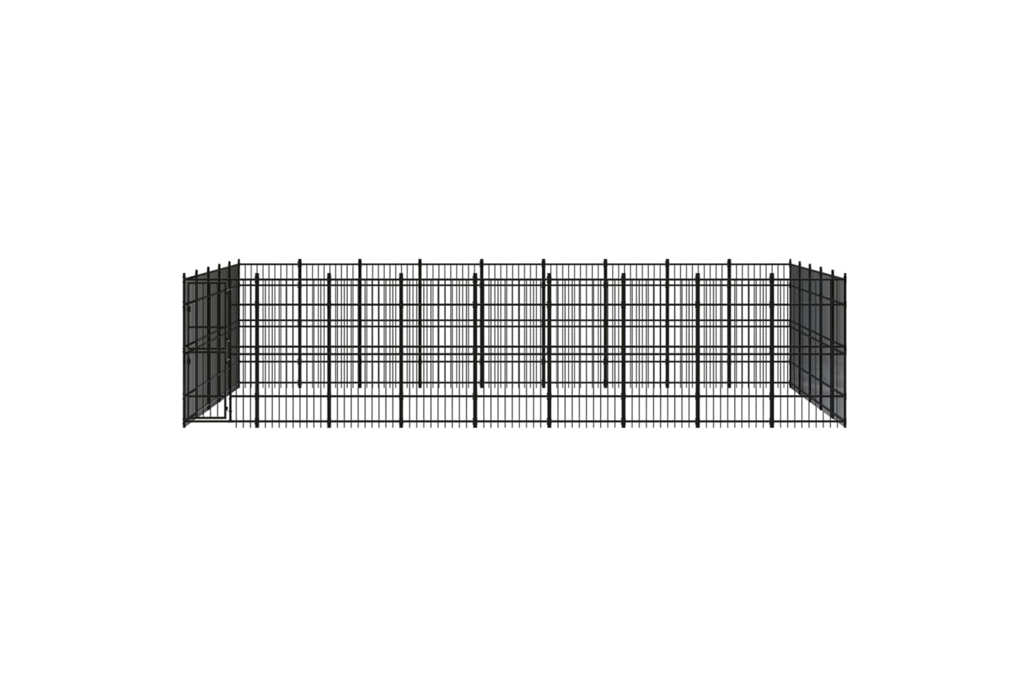 Vidaxl 3097993 Outdoor Dog Kennel Steel 41.47 M2-2