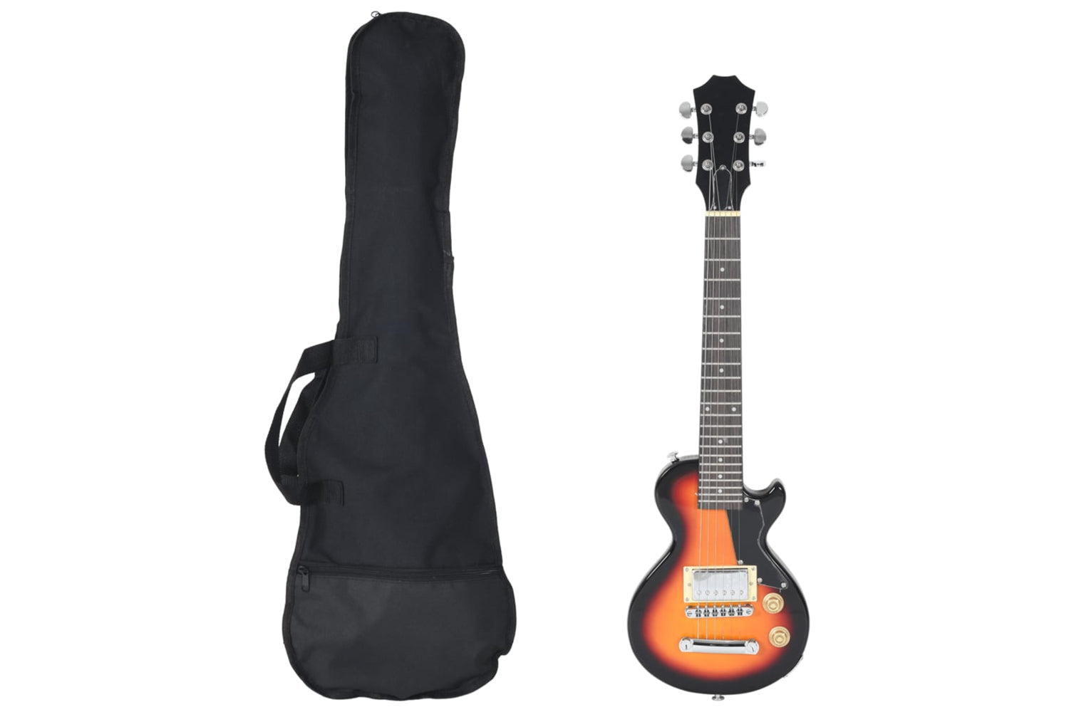 vidaXL 70197 Electric Guitar For Kids With Bag Brown And Black 3/4 30