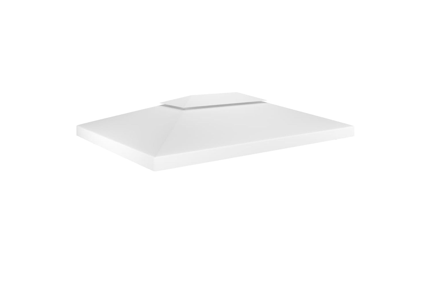 Vidaxl 312077 2-tier Gazebo Top Cover 310 G/mâ² 4x3 M White