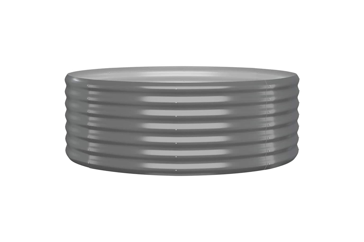 vidaXL 318984 Garden Raised Bed Powder-coated Steel 100x100x36cm Grey