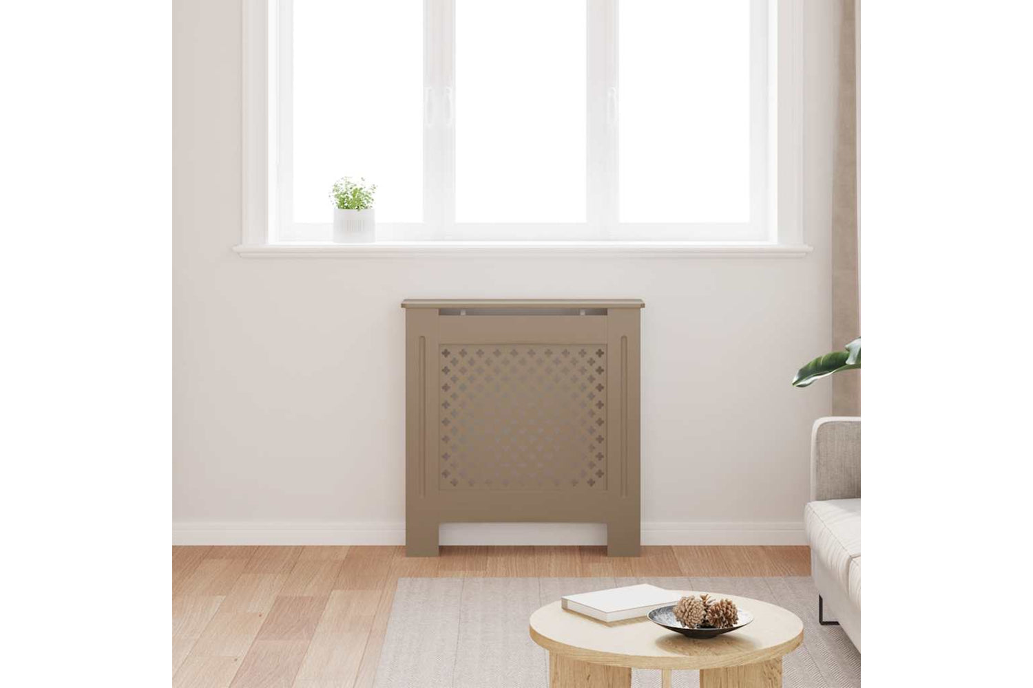 vidaXL Mdf Radiator Cover 78cm-2