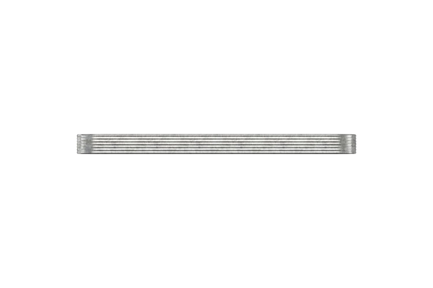 vidaXL 319012 Garden Raised Bed Powder-coated Steel 507x100x36cm Silver-2