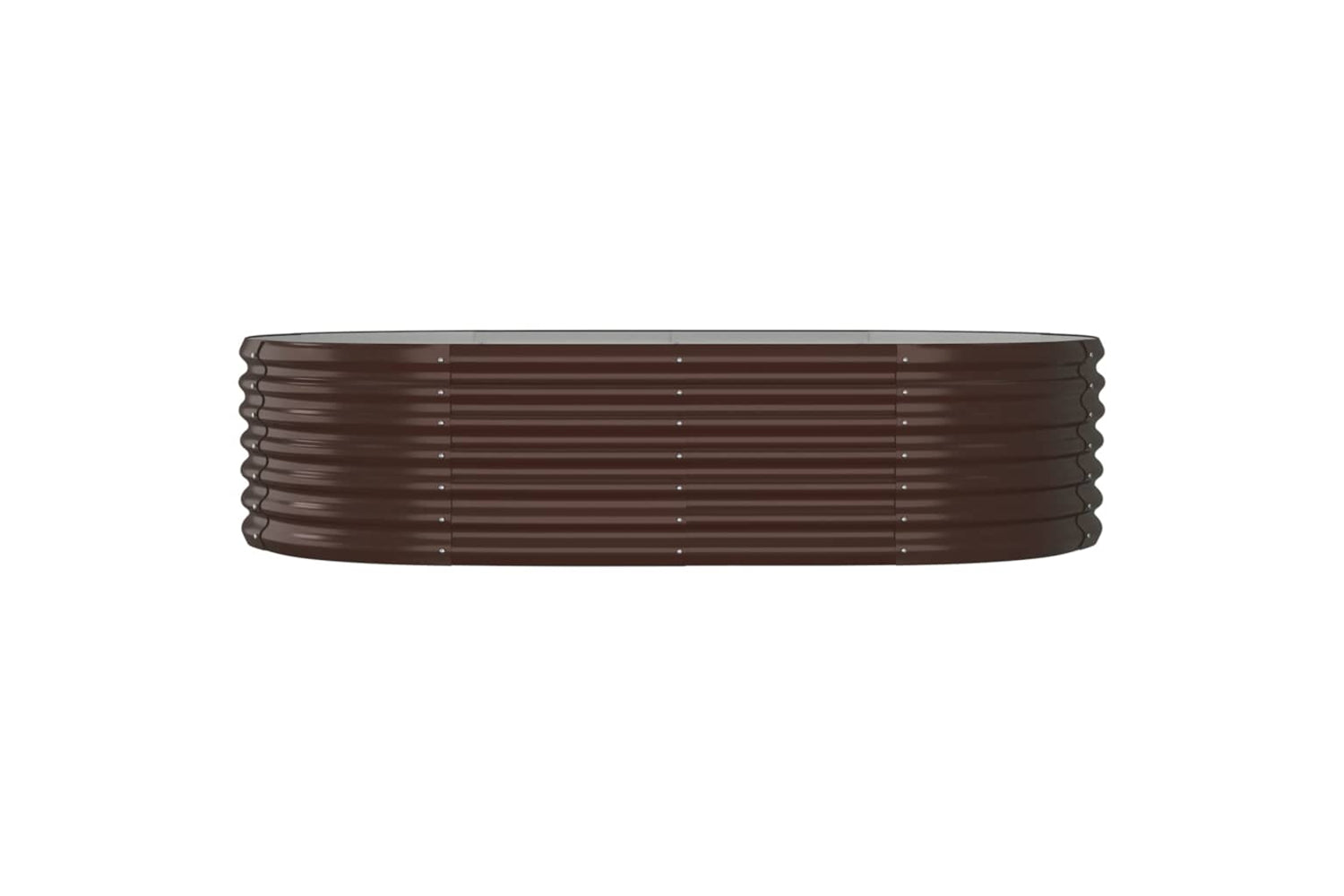 vidaXL 318915 Garden Raised Bed Powder-coated Steel 152x80x36cm Brown-2
