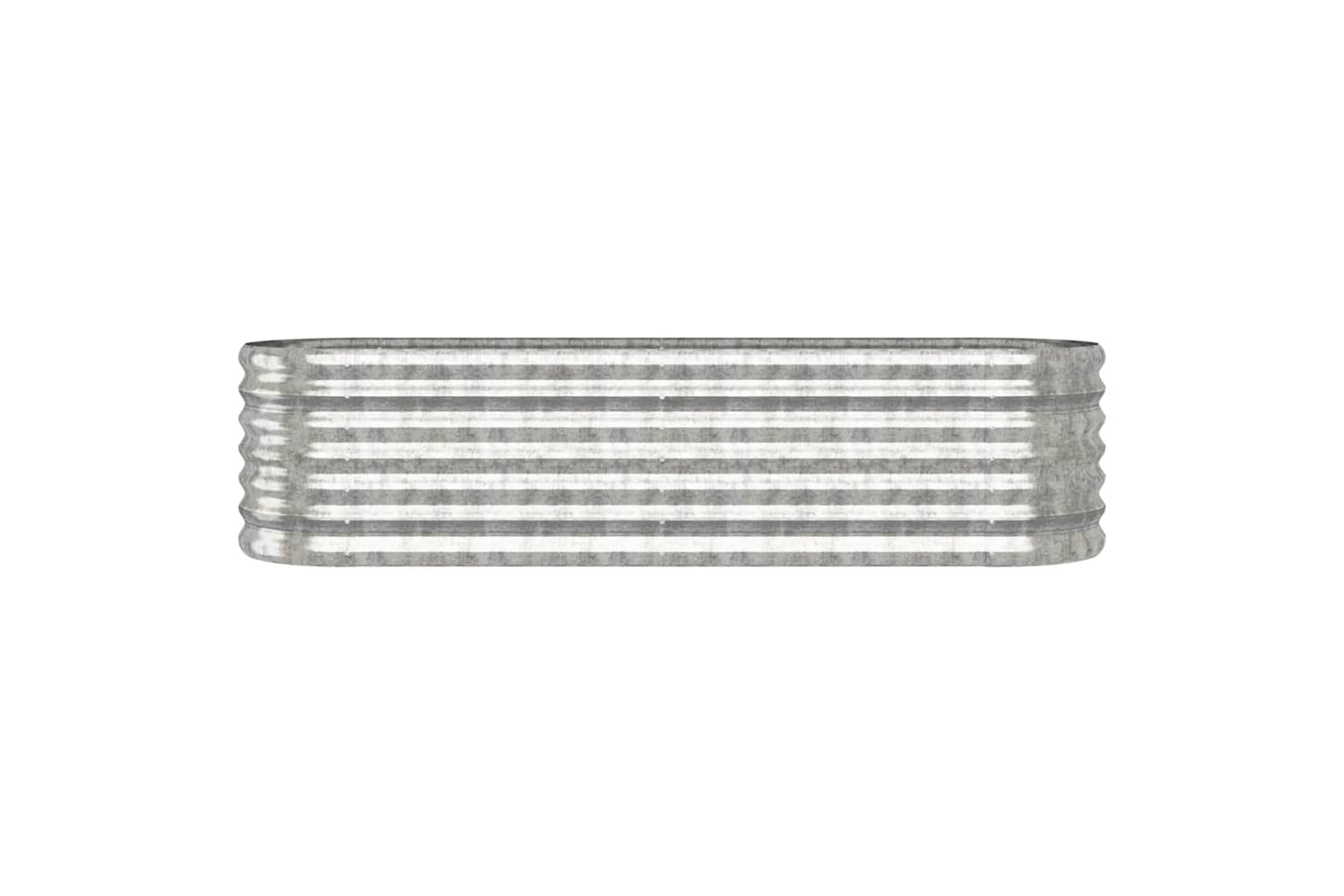 vidaXL 318872 Garden Raised Bed Powder-coated Steel 152x40x36cm Silver-2