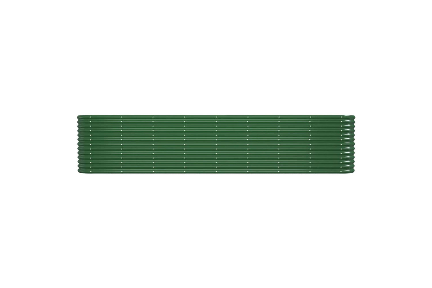 vidaXL 318908 Garden Raised Bed Powder-coated Steel 332x40x68cm Green-2
