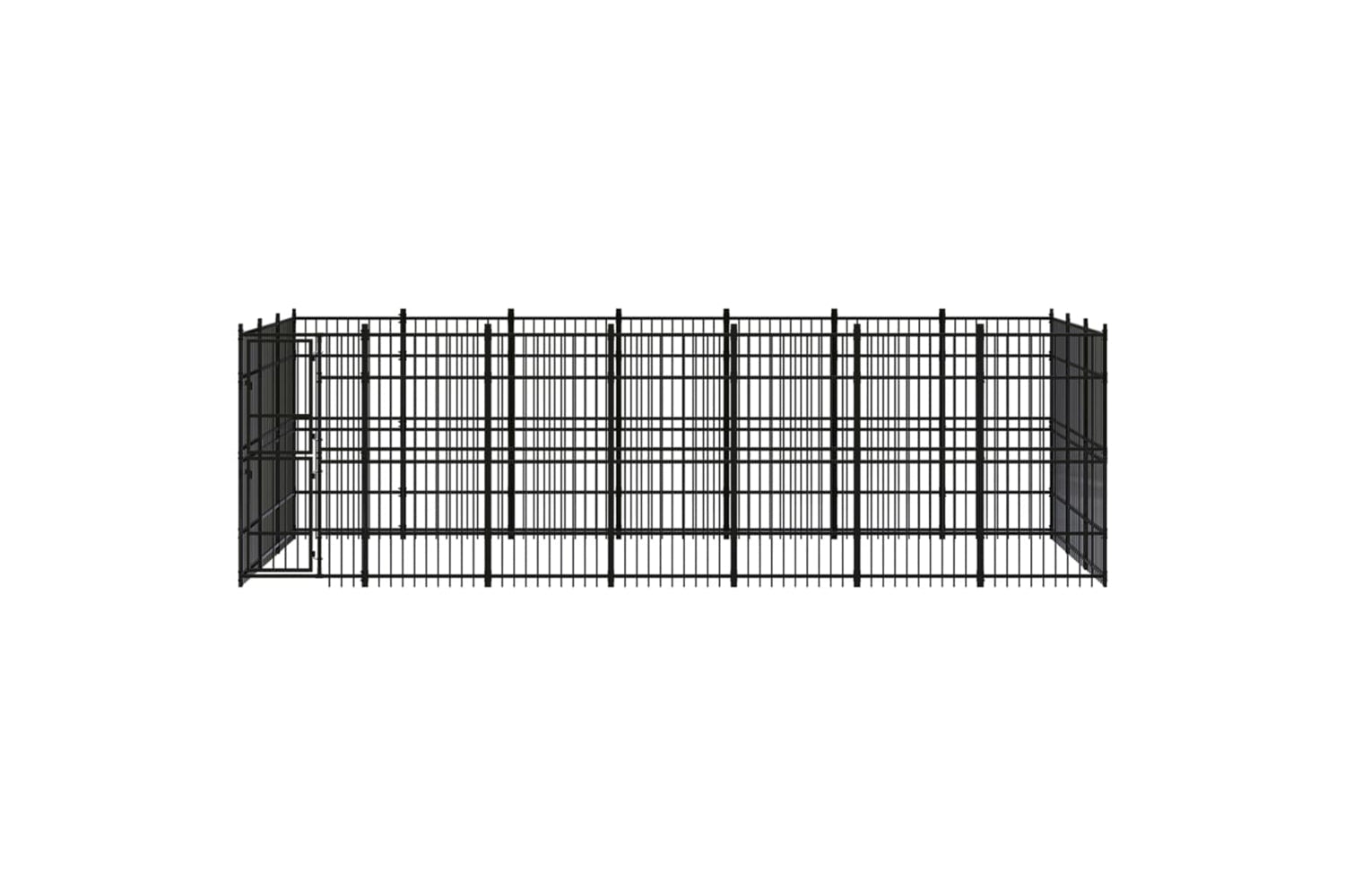Vidaxl 3097978 Outdoor Dog Kennel Steel 19.35 M2-2