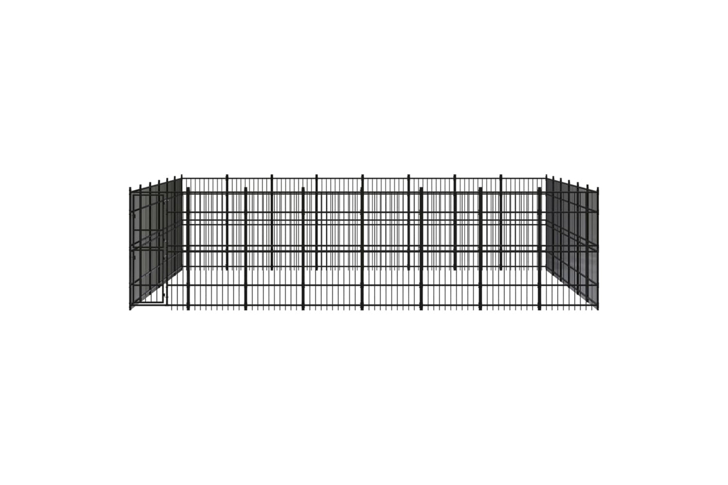 Vidaxl 3097997 Outdoor Dog Kennel Steel 44.24 M2-2