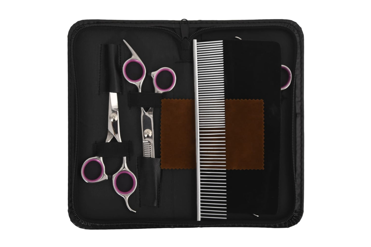 Vidaxl 172416 5 Piece Dog Grooming Scissors Set Stainless Steel-2