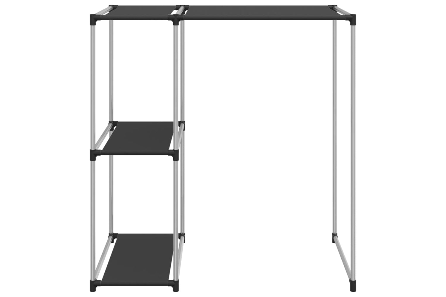 vidaXL 343145 Storage Rack Over Washing Machine Black 87x55x90.5cm Iron-2