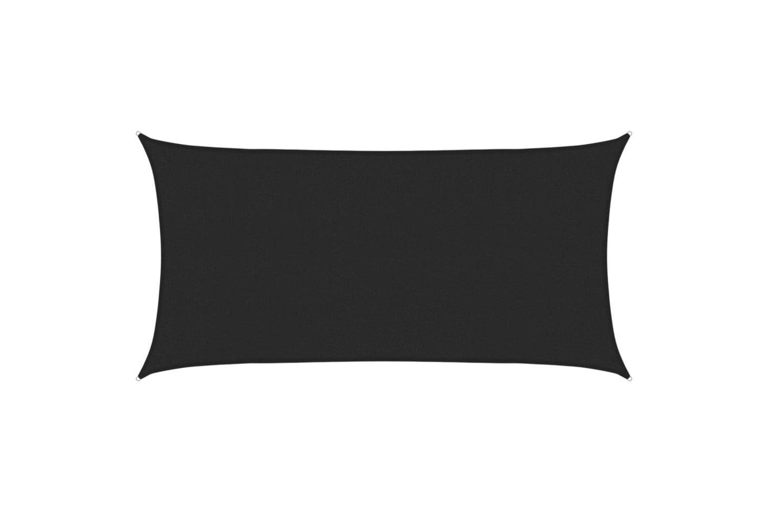 vidaXL 311724 Sunshade Sail 160 G/mÂ² Black 2x4 M Hdpe