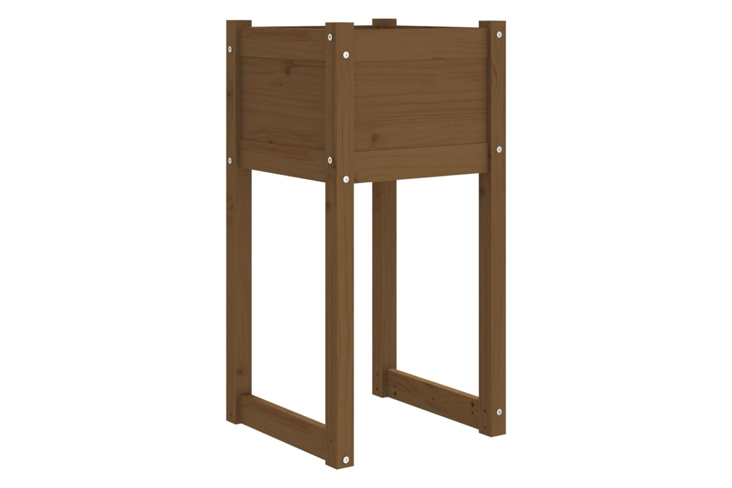 vidaXL 822128 Planter Honey Brown 40x40x81cm Solid Wood Pine