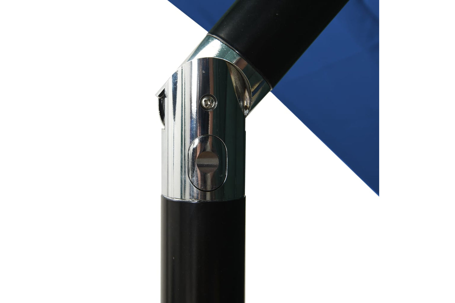 Vidaxl 313843 3-tier Parasol With Aluminium Pole Azure Blue 2.5x2.5 M-6