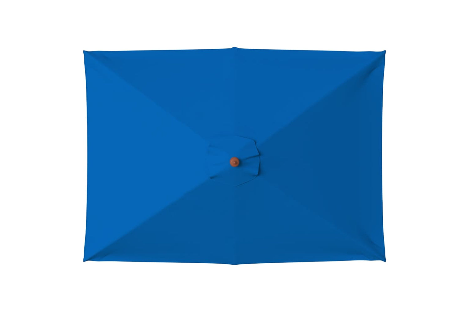 vidaXL 313885 Outdoor Parasol With Wooden Pole Blue 150x200cm-3