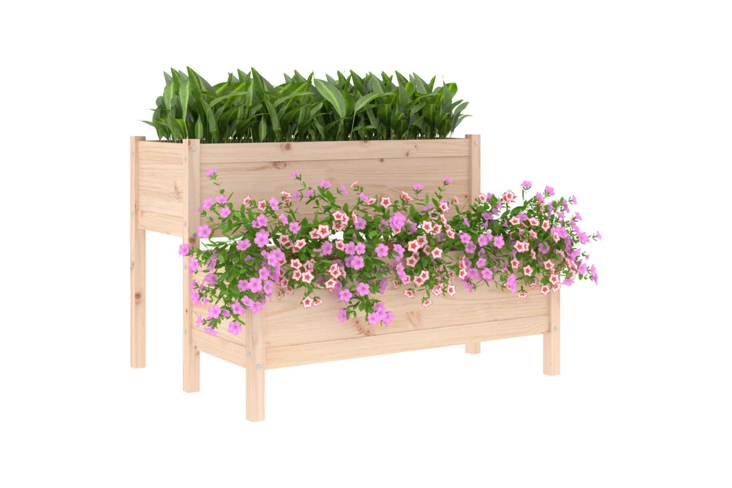 vidaXL 822262 Planter 110x84x75cm Solid Wood Pine-3