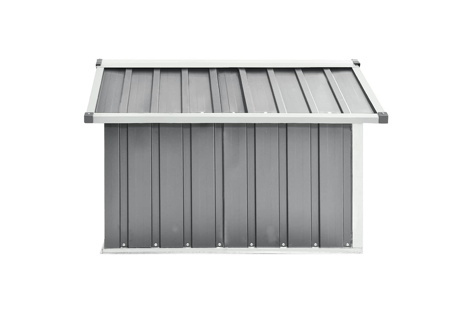 vidaXL 150908 Garden Robot Lawnmower Shed 92x97x63cm Galvanised Steel Grey-3