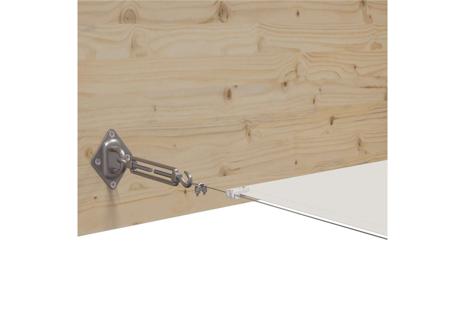 vidaXL 148176 Vertical Awning White 180x1000cm Oxford Fabric-3