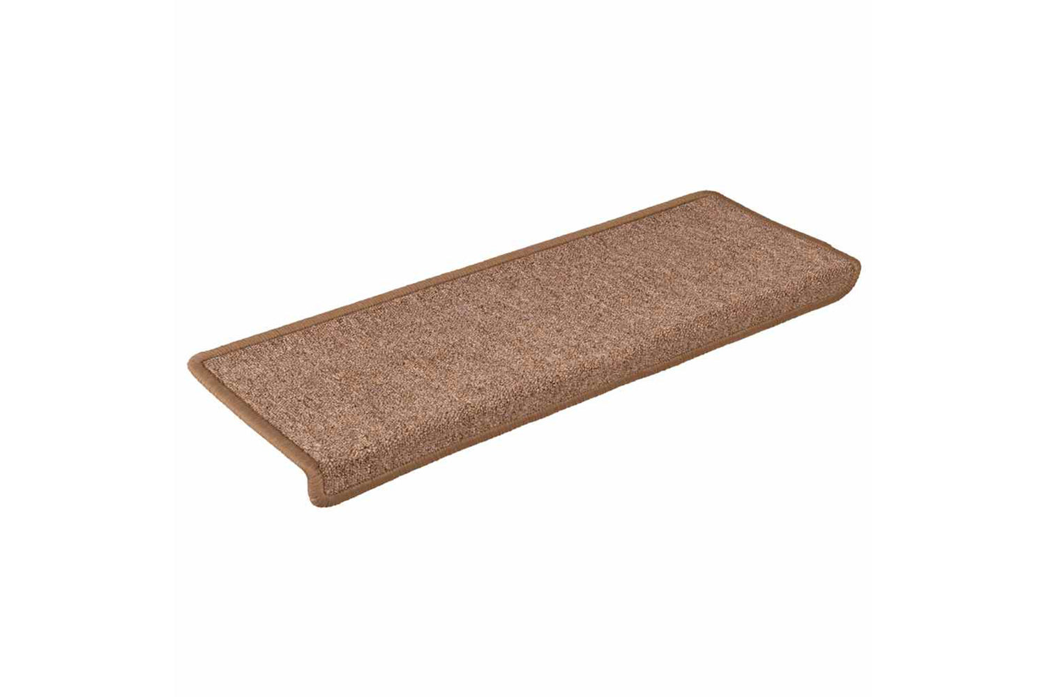 vidaXL 326196 Carpet Stair Treads 15 Pcs 65x21x4cm Brown-2
