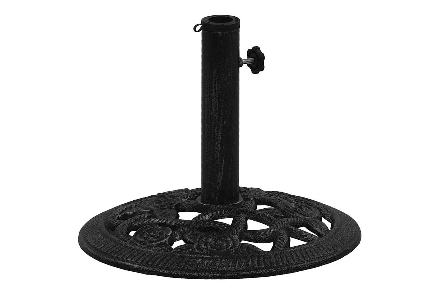 vidaXL 317755 Umbrella Base Black 40x40x32cm Cast Iron