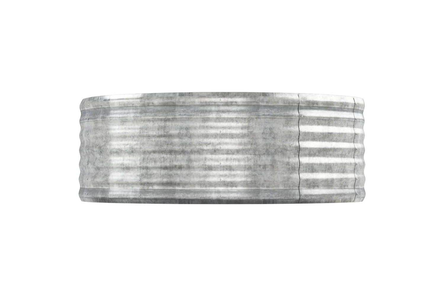 vidaXL 319017 Garden Raised Bed Powder-coated Steel 544x100x36cm Silver-3