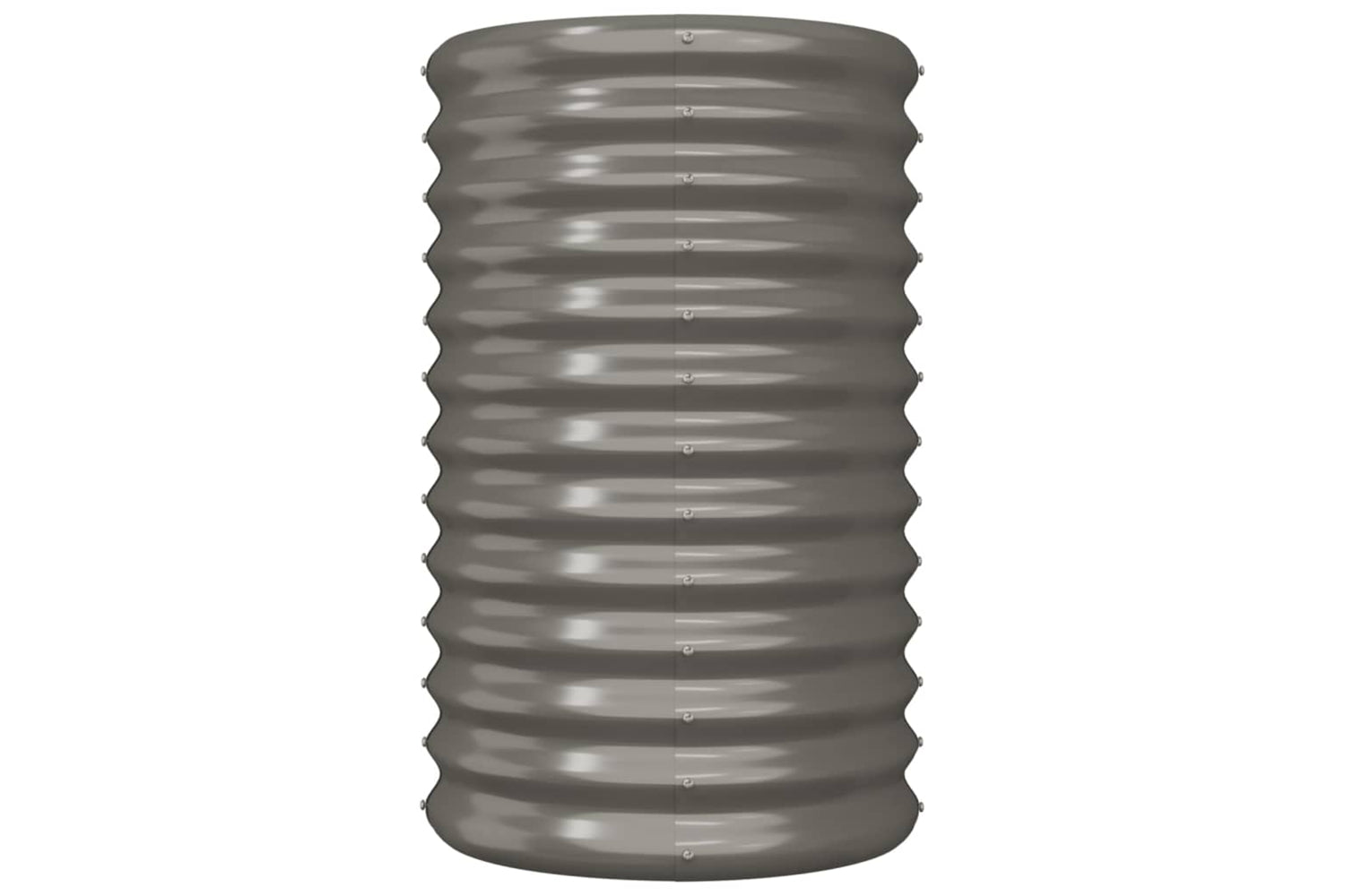 vidaXL 318849 Garden Planter Powder-coated Steel 40x40x68cm Grey-2