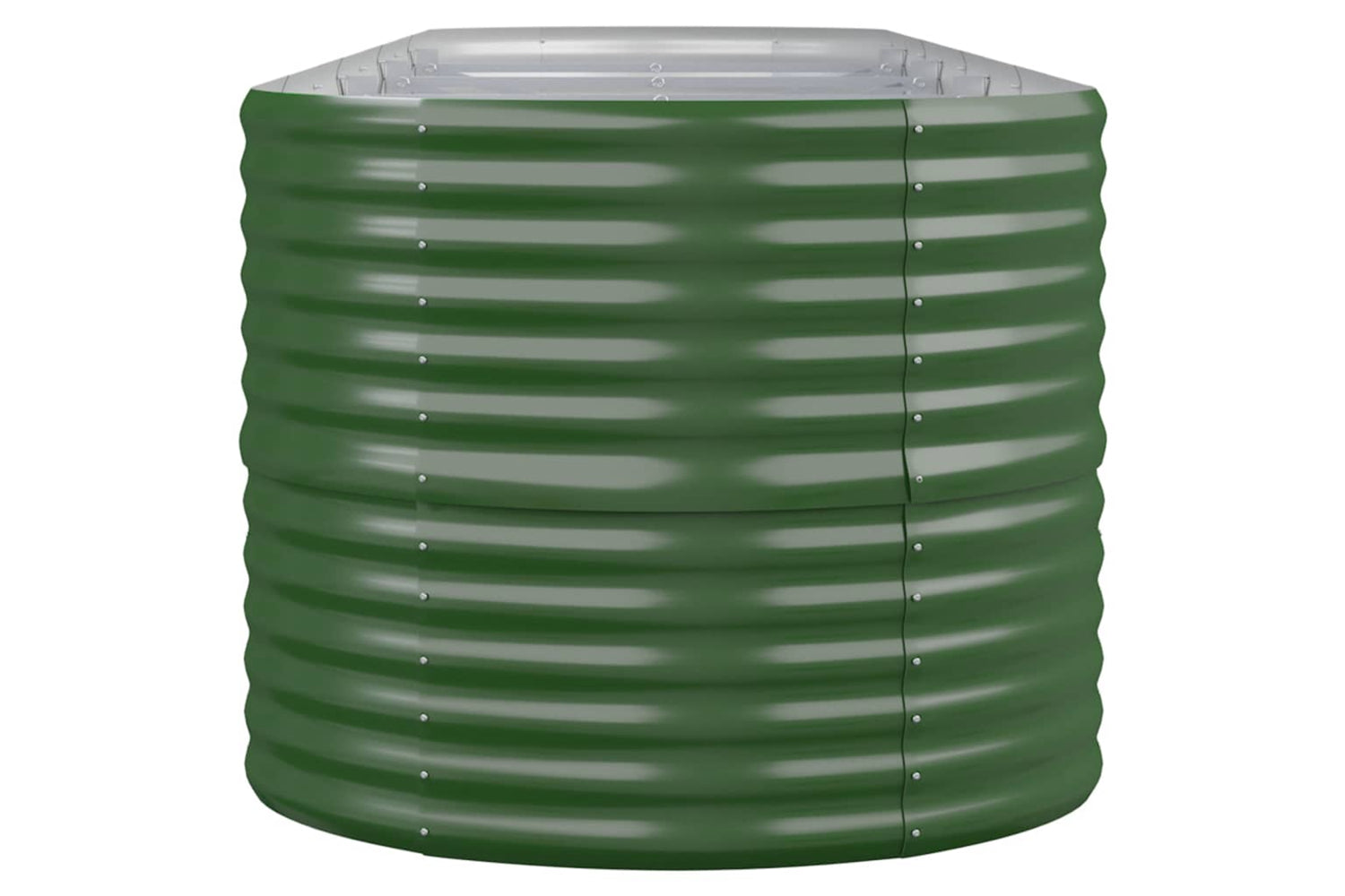 vidaXL 318963 Garden Raised Bed Powder-coated Steel 368x80x68cm Green-3