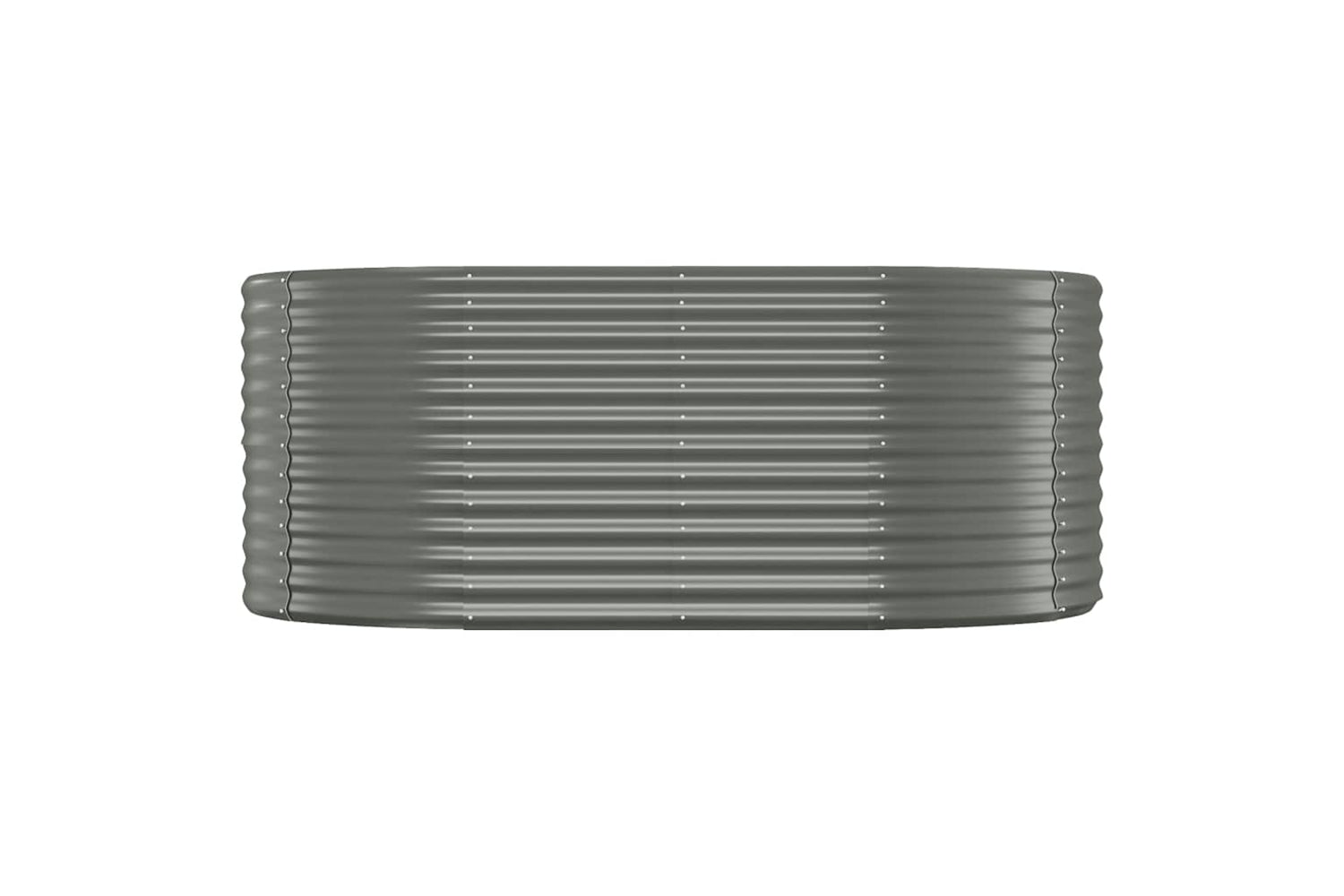 vidaXL 319059 Garden Raised Bed Powder-coated Steel 175x100x68cm Grey-2