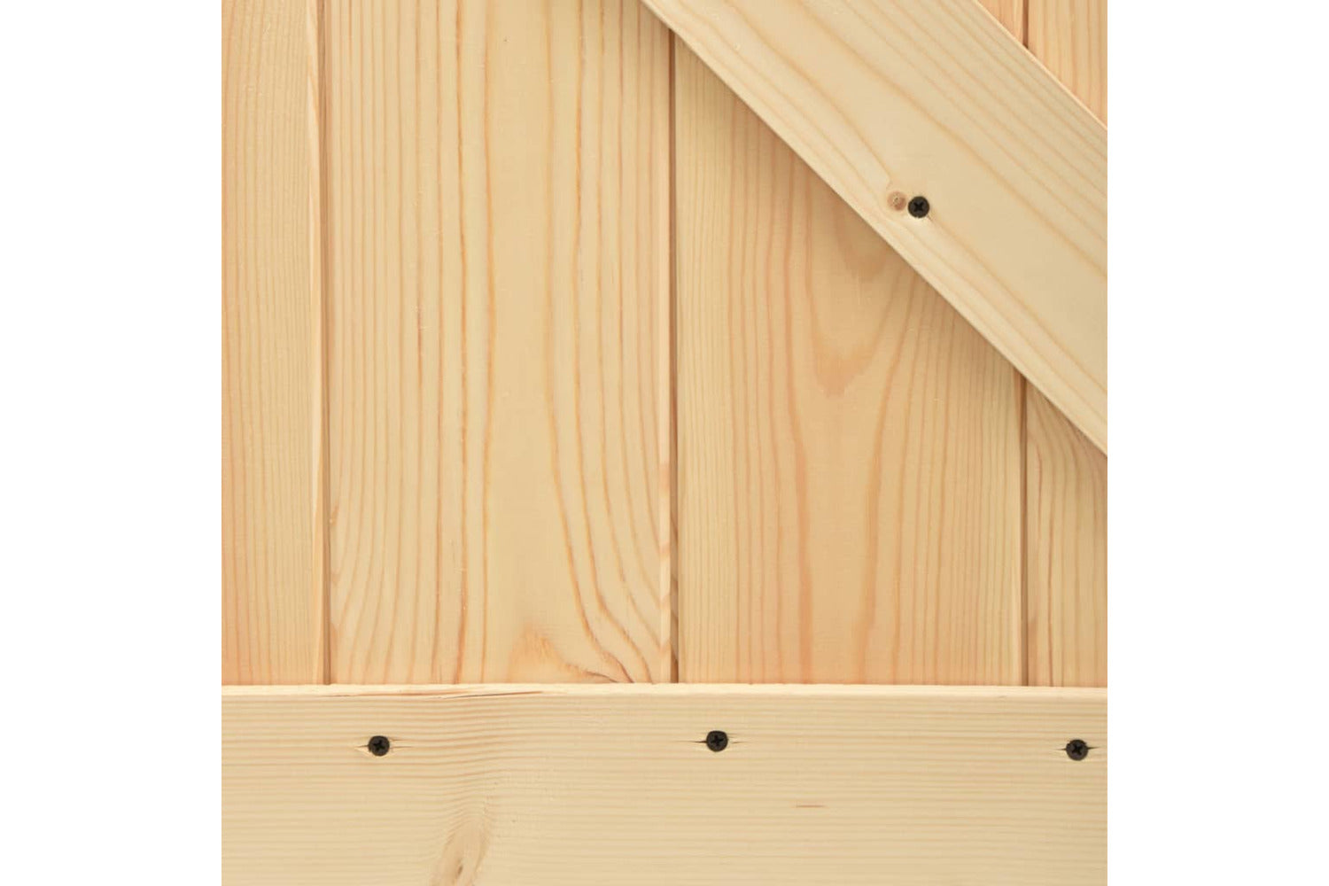 vidaXL 3057599 Sliding Door With Hardware Set 100x210cm Solid Pine Wood-4