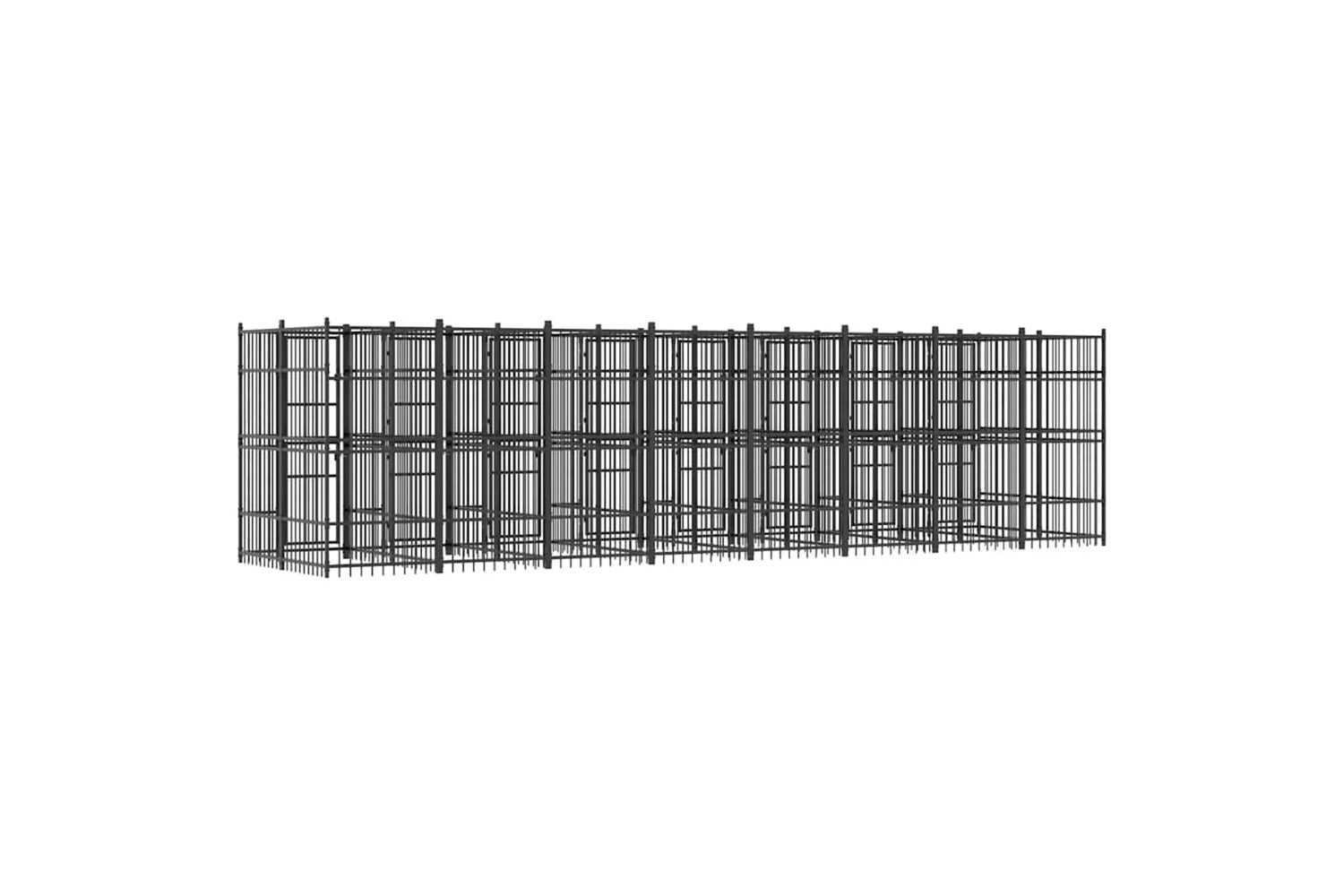 Vidaxl 3097943 Outdoor Dog Kennel Steel 14.75 M2-6