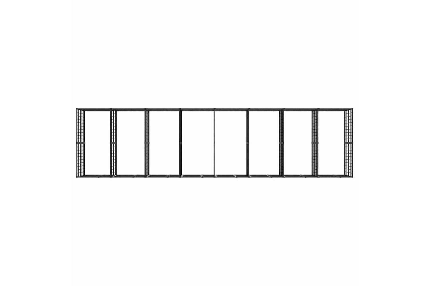Vidaxl 3097943 Outdoor Dog Kennel Steel 14.75 M2-7