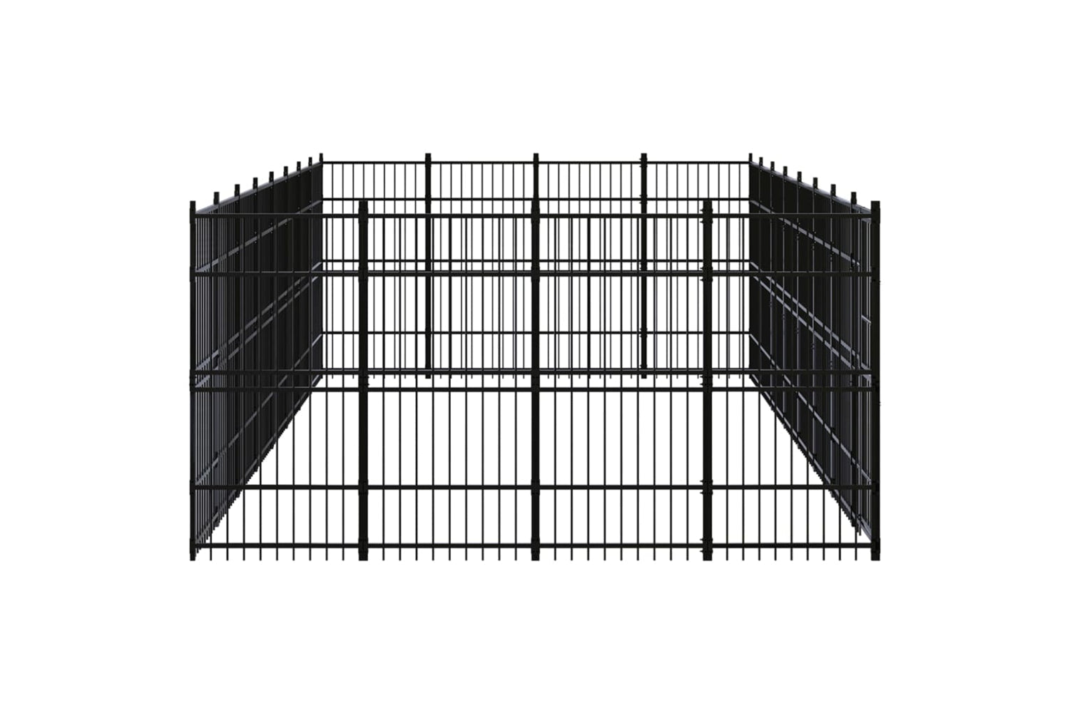Vidaxl 3097986 Outdoor Dog Kennel Steel 29.49 M2-3