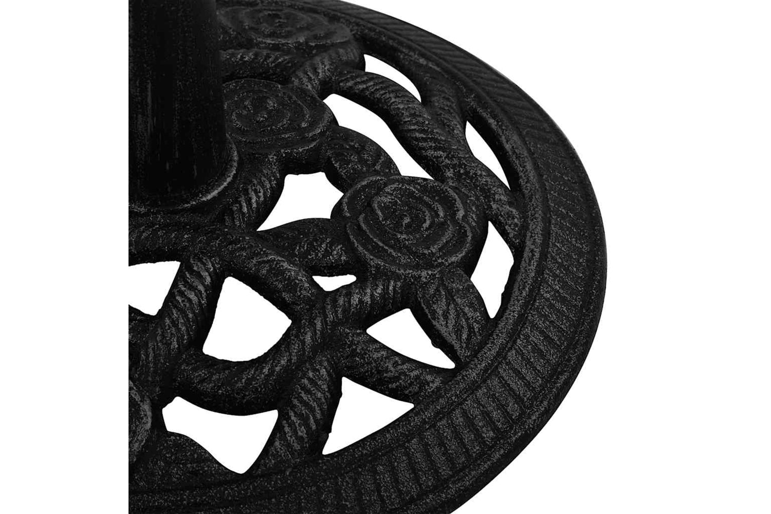 vidaXL 317755 Umbrella Base Black 40x40x32cm Cast Iron-7