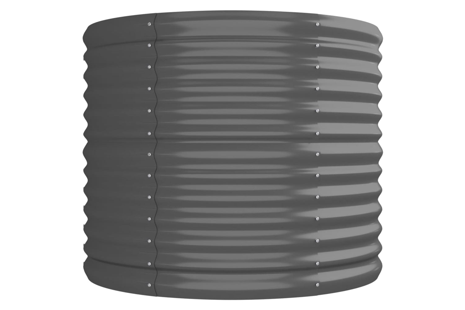 vidaXL 318959 Garden Raised Bed Powder-coated Steel 296x80x68cm Grey-3
