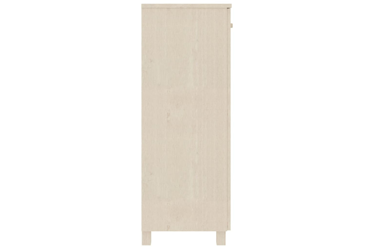vidaXL Shoe Cabinet Hamar Honey Brown 85x40x108cm Solid Wood Pine-3