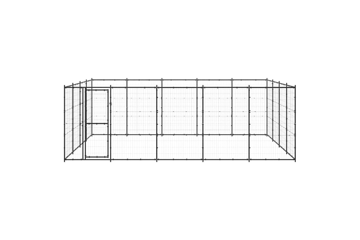 Vidaxl 3082314 Outdoor Dog Kennel Steel 24.2 M2-3