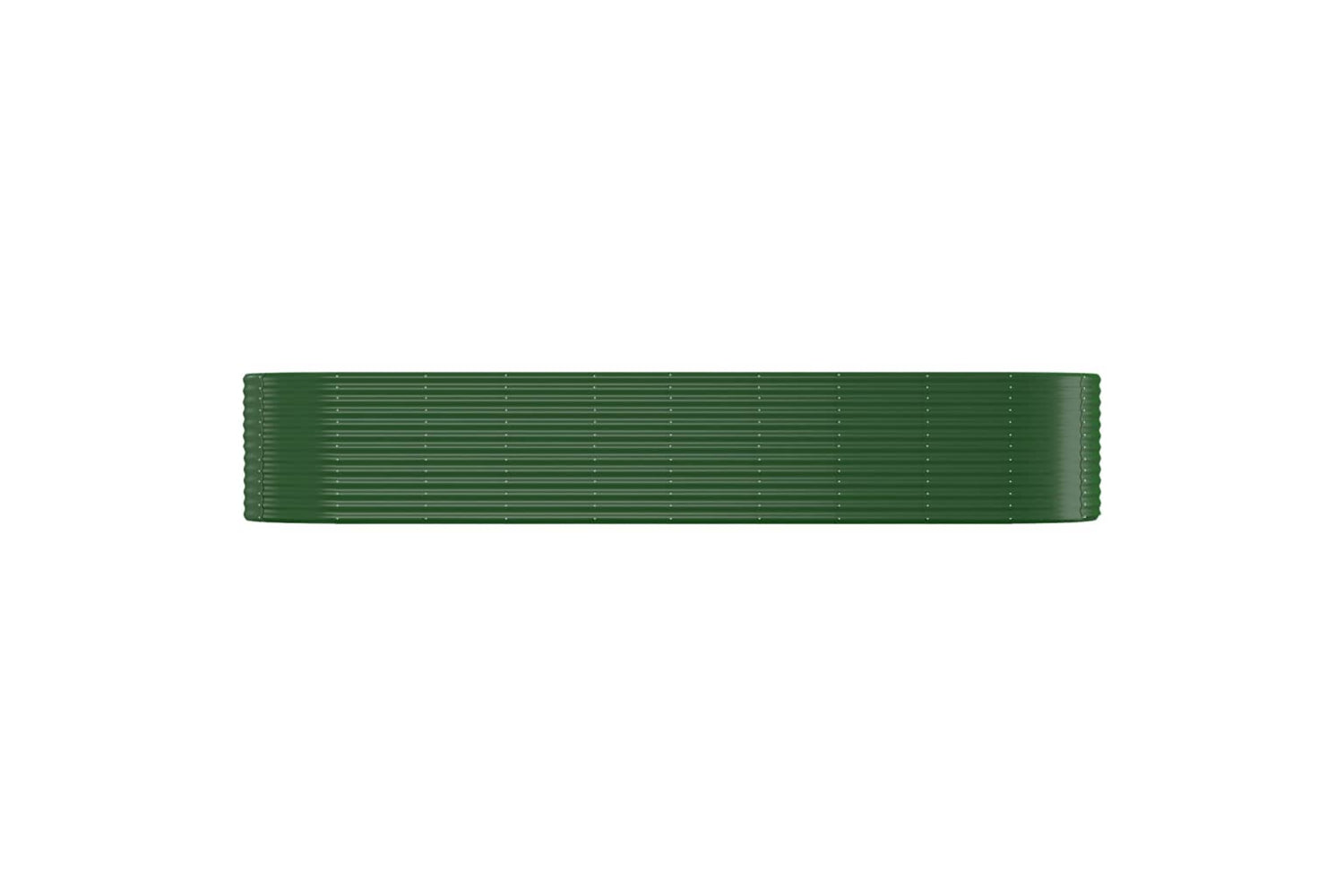 vidaXL 319073 Garden Raised Bed Powder-coated Steel 396x100x68cm Green-2