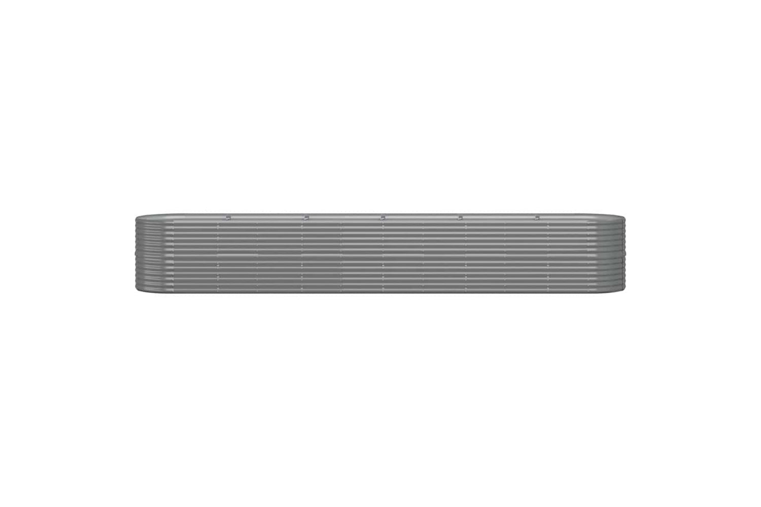vidaXL 318969 Garden Raised Bed Powder-coated Steel 440x80x68cm Grey-2