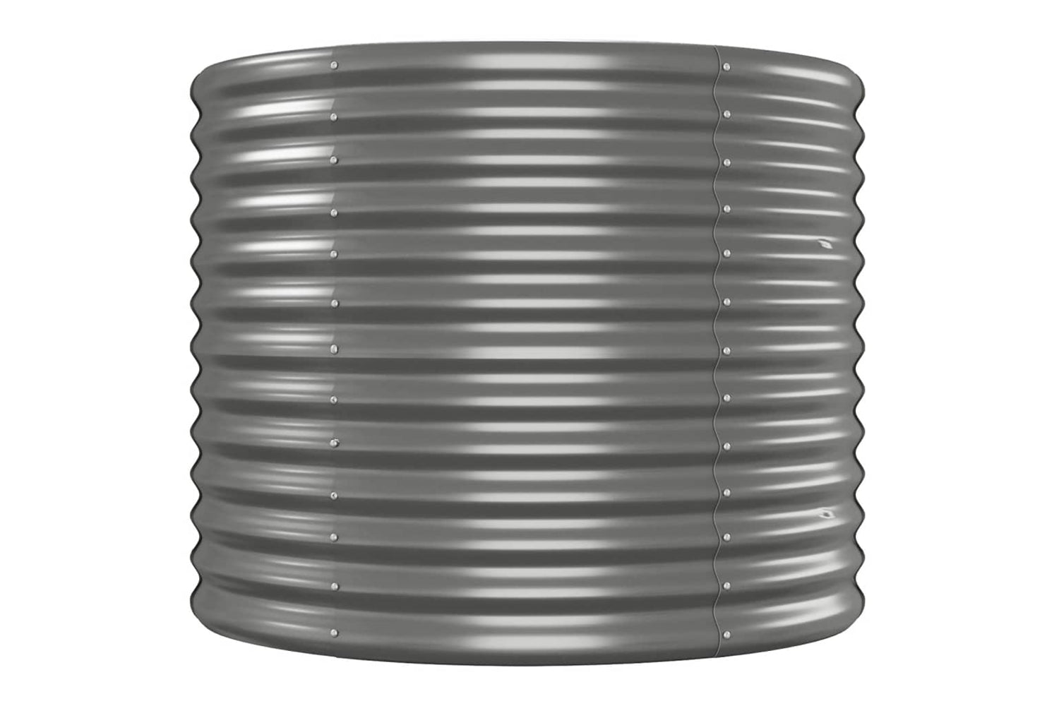 vidaXL 318974 Garden Raised Bed Powder-coated Steel 512x80x68cm Grey-3
