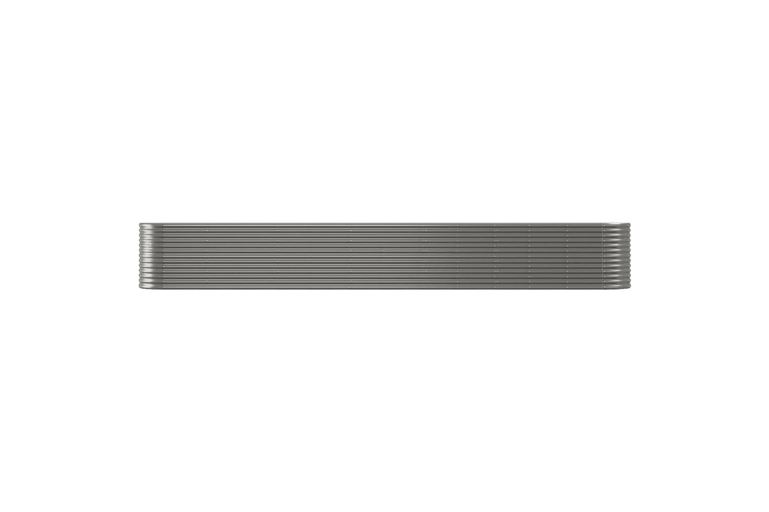 vidaXL 318974 Garden Raised Bed Powder-coated Steel 512x80x68cm Grey-2