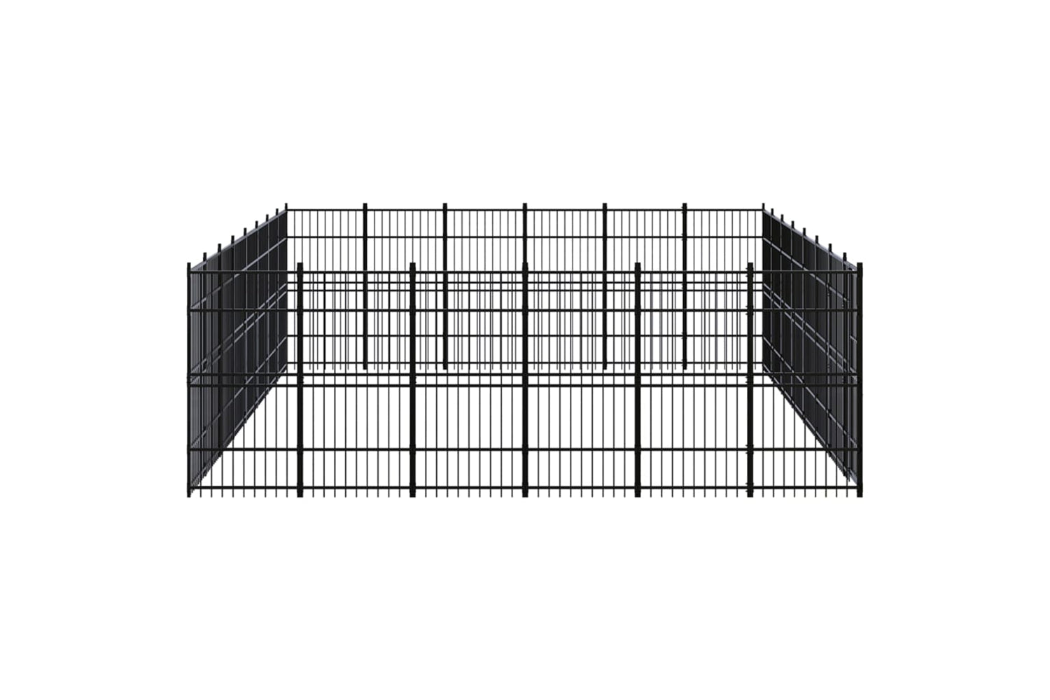 Vidaxl 3097997 Outdoor Dog Kennel Steel 44.24 M2-3