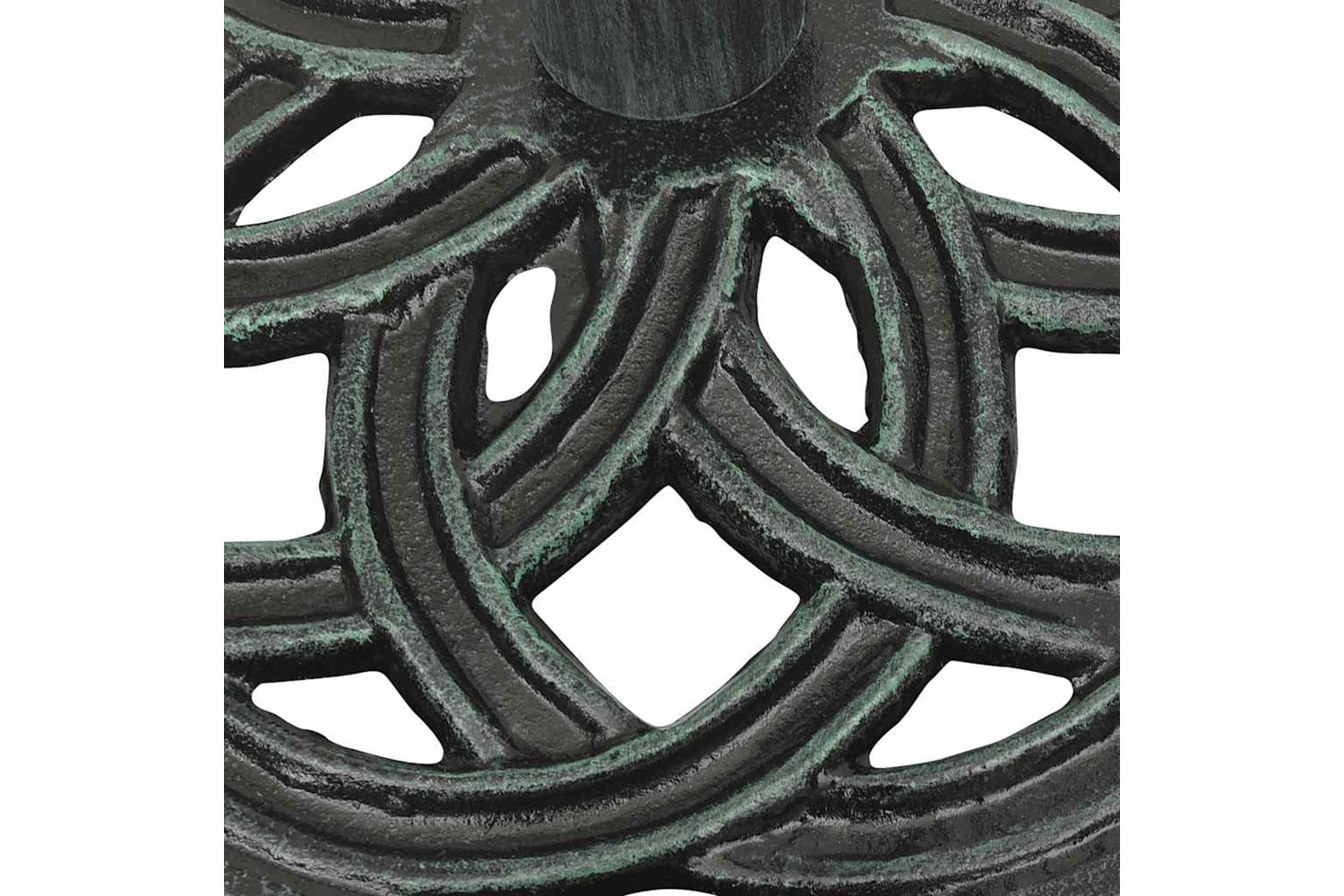 vidaXL 317756 Umbrella Base Green 44x44x31cm Cast Iron-6