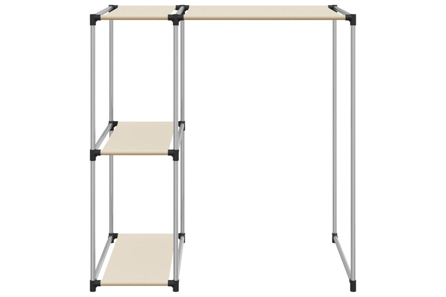 vidaXL 343147 Storage Rack Over Washing Machine Cream 87x55x90.5cm Iron-2